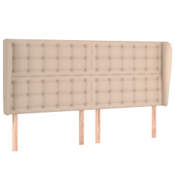Tête de lit avec oreilles Cappuccino 163x23x118/128 cm
