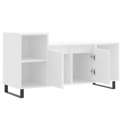 Meuble TV Blanc 100x35x55 cm Bois d'ingénierie