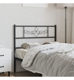 Tête de lit métal noir 80 cm