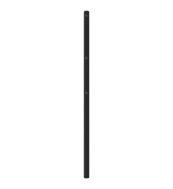 Tête de lit métal noir 80 cm