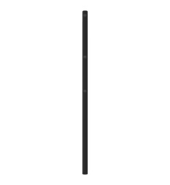 Tête de lit métal noir 100 cm