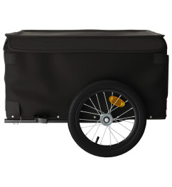 Remorque pour vélo noir 45 kg fer