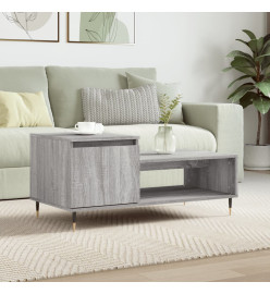 Table basse Sonoma gris 100x50x45 cm Bois d'ingénierie