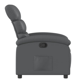 Fauteuil inclinable Gris Similicuir