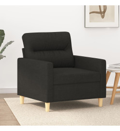 Fauteuil Noir 60 cm Tissu