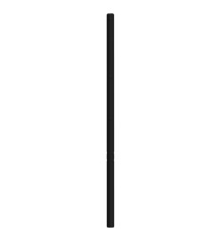 Tête de lit métal noir 80 cm