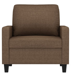 Fauteuil Marron 60 cm Tissu