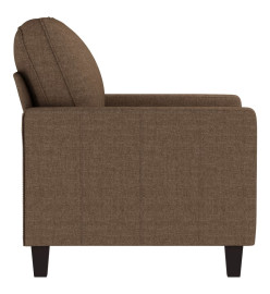 Fauteuil Marron 60 cm Tissu