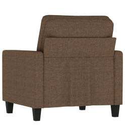 Fauteuil Marron 60 cm Tissu