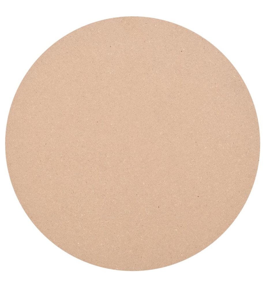 Dessus de table Rond MDF 500 x 18 mm