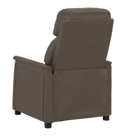 Fauteuil de massage électrique Gris Similicuir