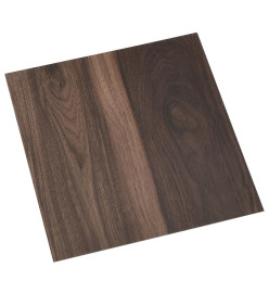 Planches de plancher autoadhésives 20 pcs PVC 1,86 m² Marron