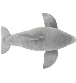 dauphin en peluche Gris