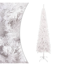 Sapin de Noël étroit Blanc 120 cm