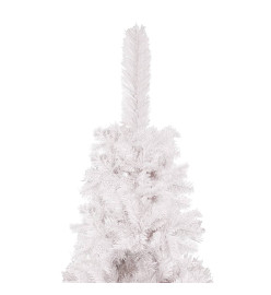 Sapin de Noël étroit Blanc 120 cm