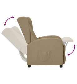 Fauteuil inclinable Cappuccino Similicuir