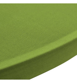 Housse de table extensible 2 pcs 80 cm Verte