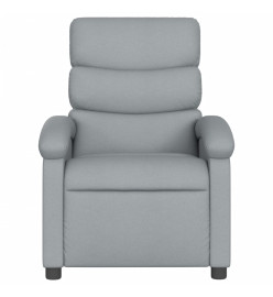 Fauteuil inclinable Gris clair Tissu