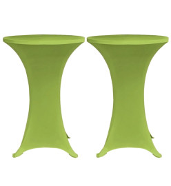 Housses de table extensible 4 pcs 80 cm Vert