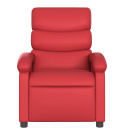 Fauteuil inclinable Rouge Similicuir