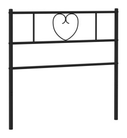 Tête de lit métal noir 80 cm