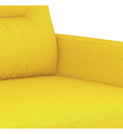 Fauteuil Jaune clair 60 cm Tissu