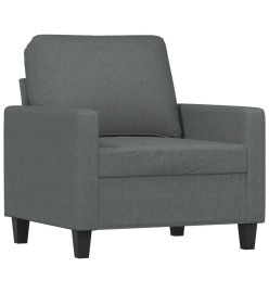 Fauteuil Gris foncé 60 cm Tissu