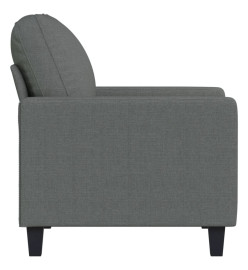 Fauteuil Gris foncé 60 cm Tissu