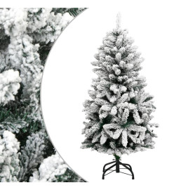 Sapin de Noël artificiel à charnières avec neige floquée 120 cm