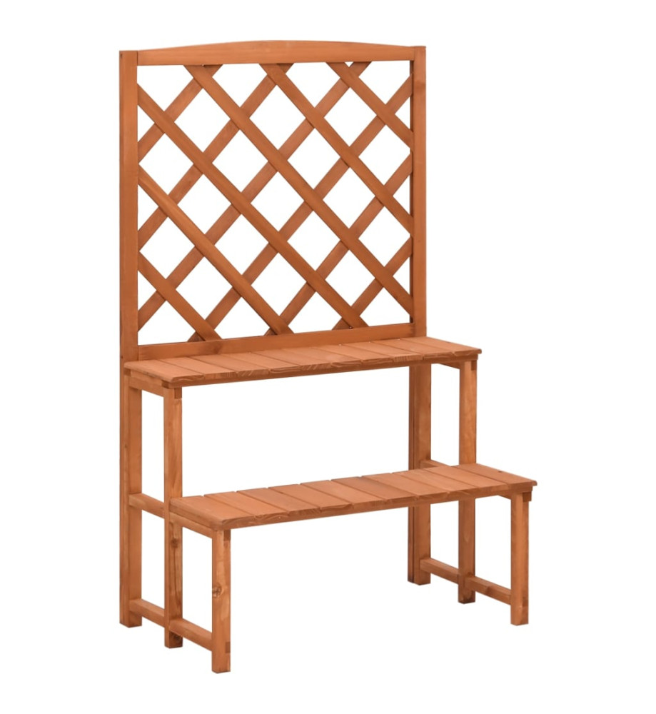 Support de plantes et treillis 70x42x115cm Bois de sapin massif Support de plantes et treillis 70x42x115cm Bois de sapin massif