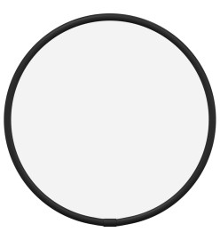 Miroir mural Noir Ø 20 cm Rond