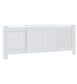 Cache-radiateur MDF Blanc 205 cm