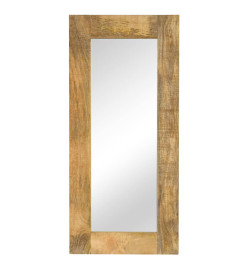 Miroir Bois massif de manguier 50 x 110 cm