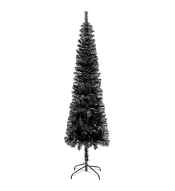 Sapin de Noël étroit Noir 120 cm