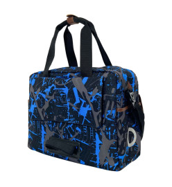 Willex Sacoche de vélo Ice 19 L bleu et noir