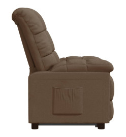 Fauteuil inclinable Marron Tissu