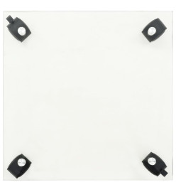 Supports roulants à plantes 4 pcs 35x35 cm Carré Verre trempé