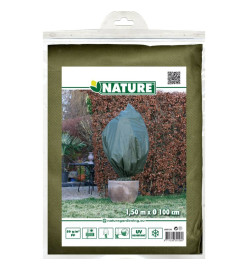 Nature Couverture polaire d'hiver 50 g/m² 157x100 cm vert