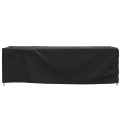 Housse de salon de jardin noir 300x140x90 cm imperméable 420D