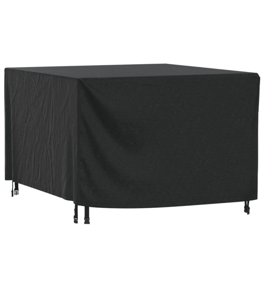 Housse de salon de jardin noir 135x135x90 cm imperméable 420D