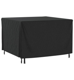 Housse de salon de jardin noir 135x135x90 cm imperméable 420D