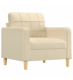 Fauteuil Crème 60 cm Tissu