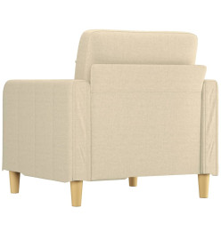 Fauteuil Crème 60 cm Tissu