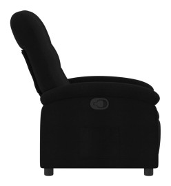 Fauteuil inclinable Noir Tissu