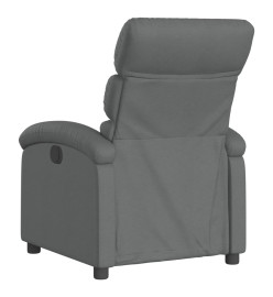 Fauteuil inclinable Gris foncé Tissu