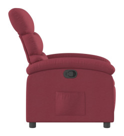 Fauteuil inclinable Rouge bordeaux Tissu