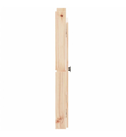 Portes de cuisine d'extérieur 2pcs 50x9x82cm bois de pin massif