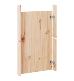 Portes de cuisine d'extérieur 2pcs 50x9x82cm bois de pin massif