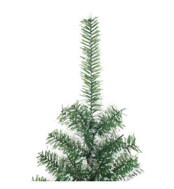 Sapin de Noël artificiel avec neige floquée vert 240 cm