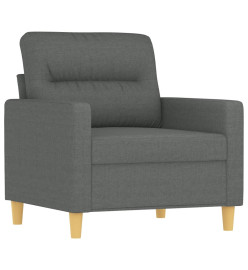 Fauteuil Gris foncé 60 cm Tissu